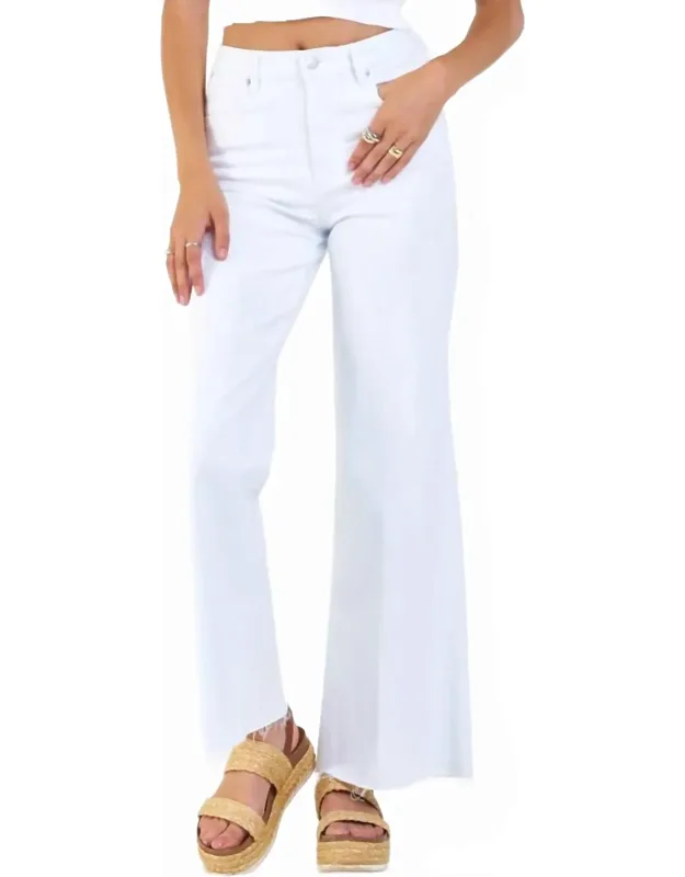 Fiona Mid Rise Wide Leg Jeans