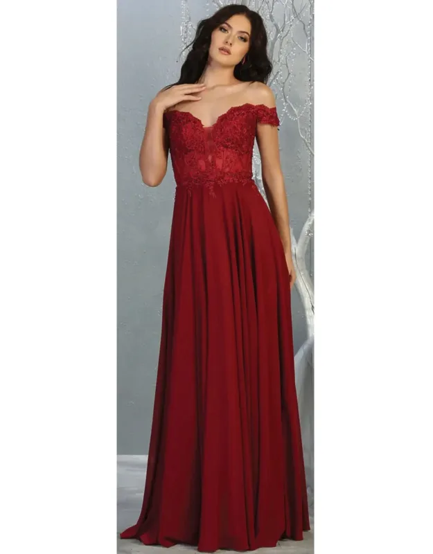 Off Shoulder Formal Dress