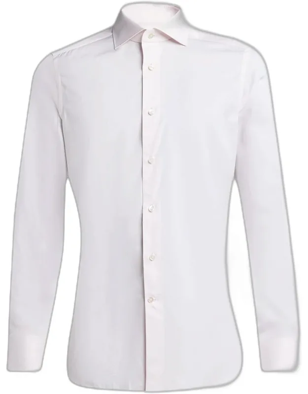 Cotton Tonal Stripe Dress Shirt