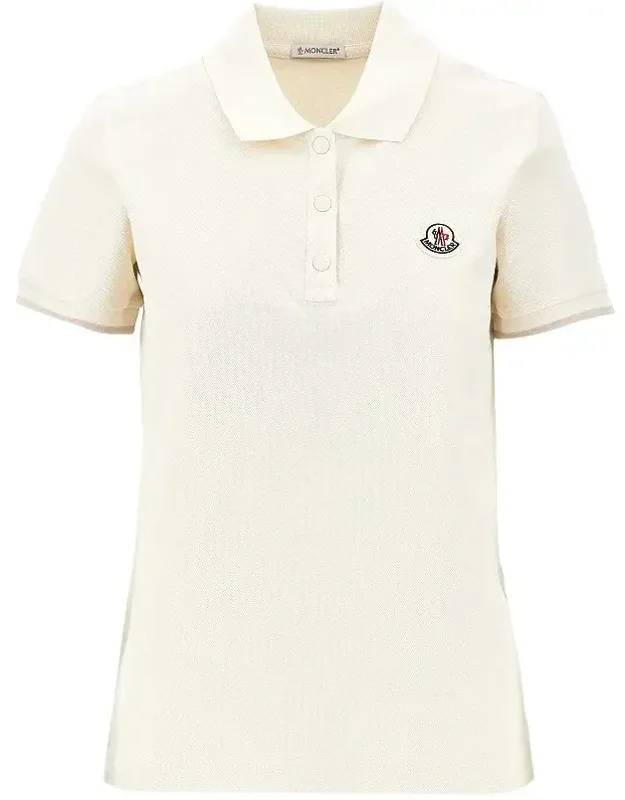 Piquet Polo Shirt With Logo Patch