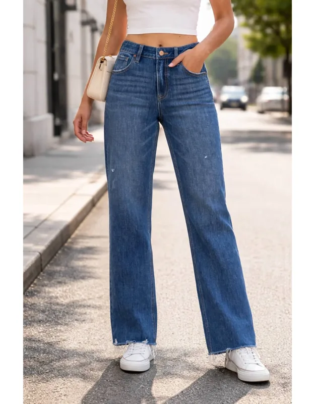 4way Straight Leg Jeans