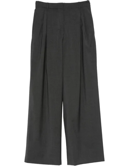 Pleated Wide-leg Trousers