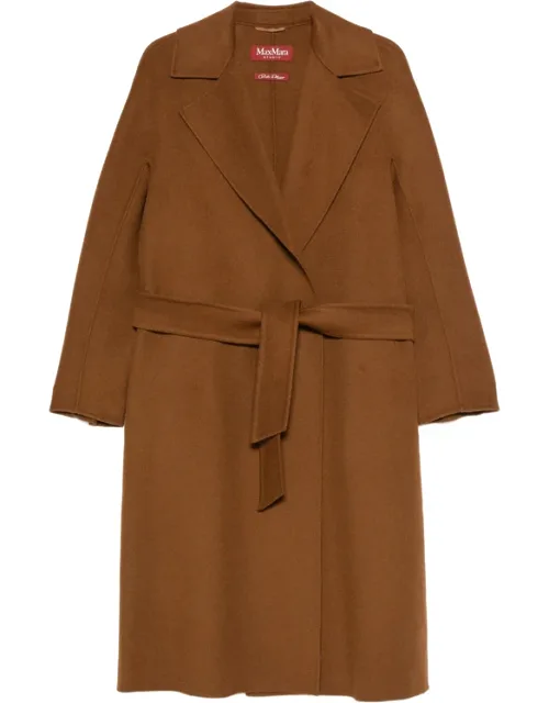 Belted Notch-lapel Coat