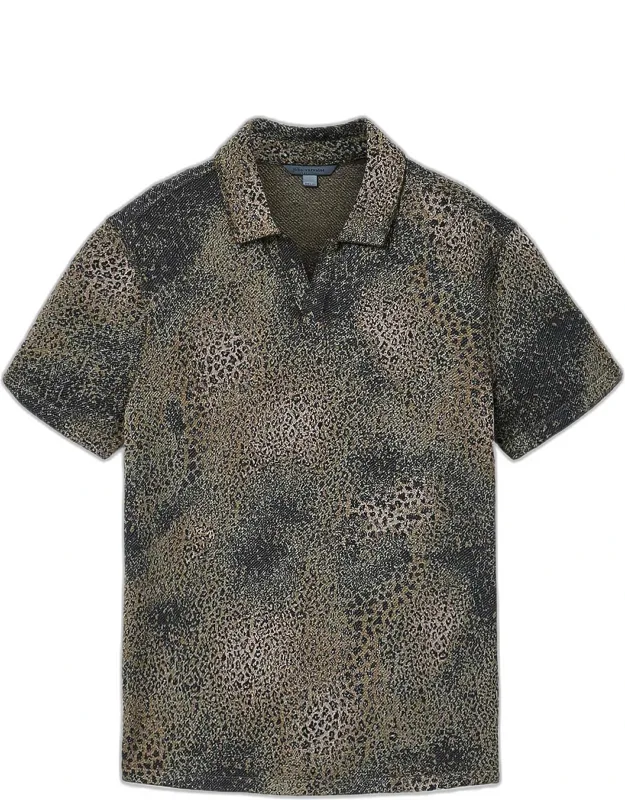 Perkins Degrade Jacquard Polo Shirt