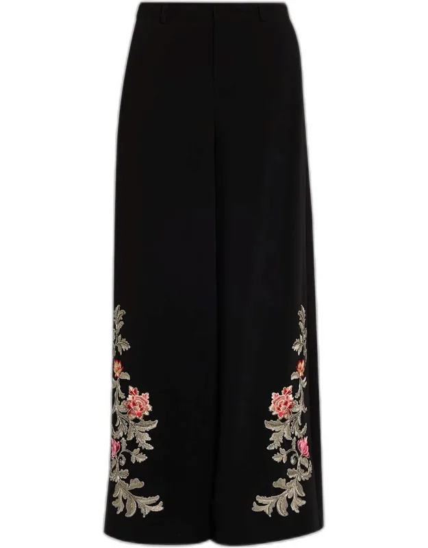 Embroidered Pants