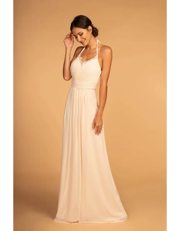 Long Bridesmaid Classy Dress