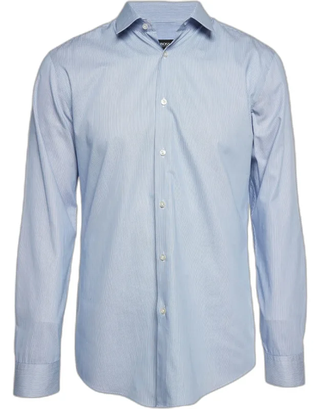 Striped Poplin Slim Fit Shirt