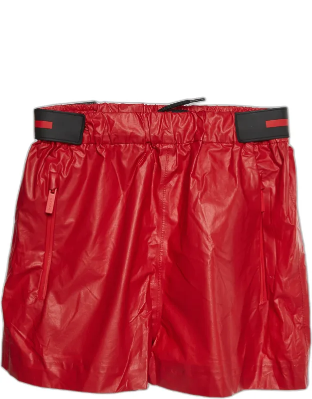 Sport Nylon Logo Patch Detail Shorts