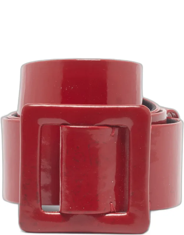 Covered Buckle Wide Belt