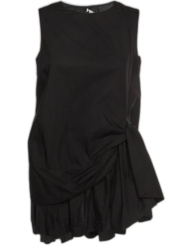 Knot Detail Sleeveless Mini Dress