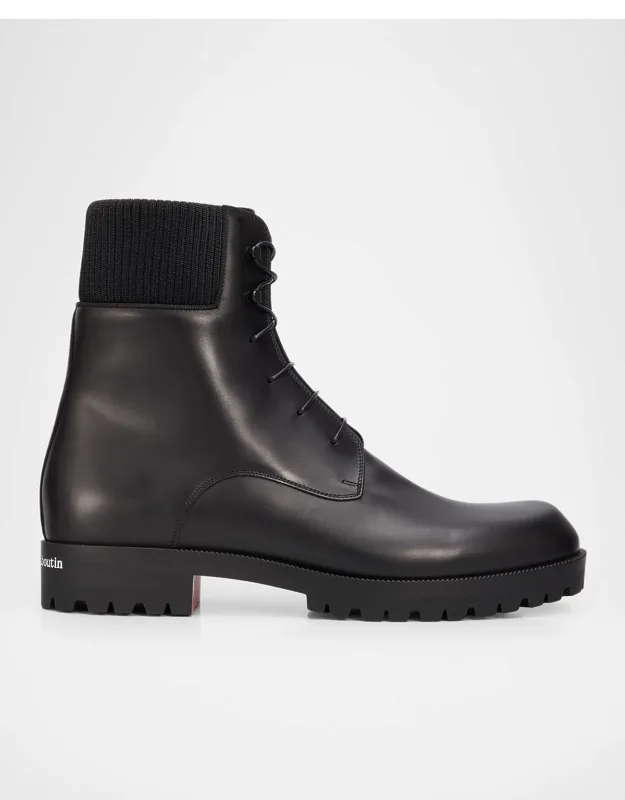 Trapman Leather Lug Sole Lace-up Boots