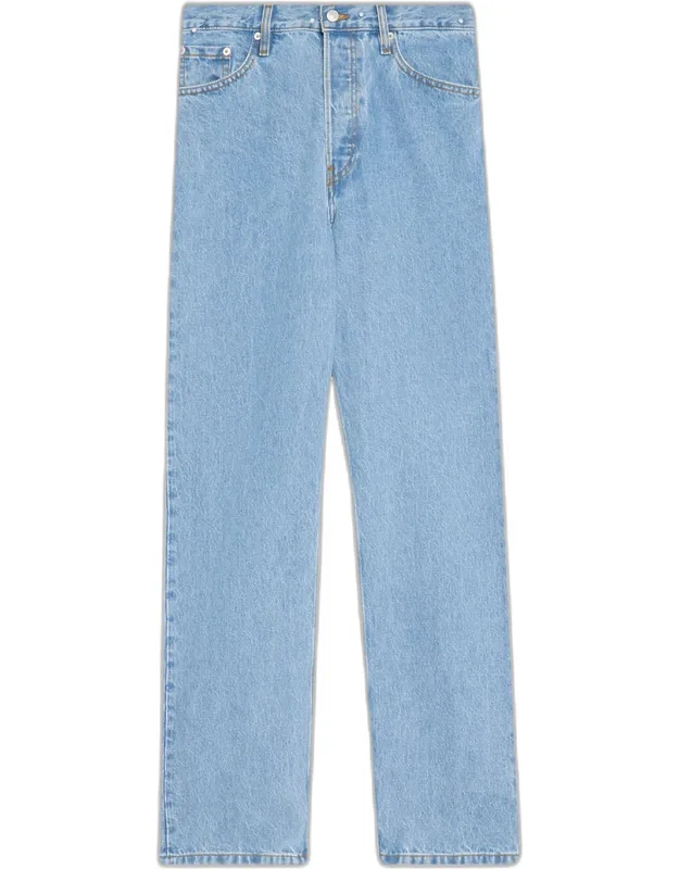 Straight-leg Denim Jeans