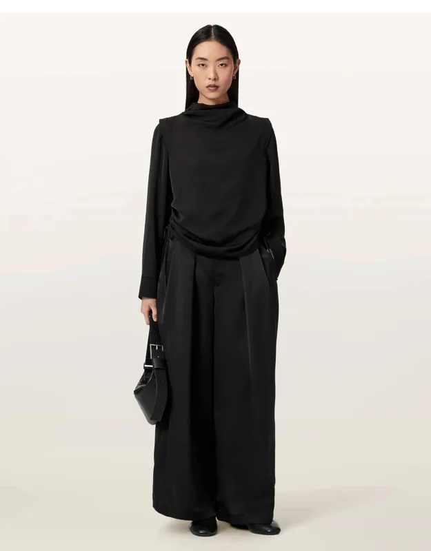 Lola Cocoon Legged Pleated Pants