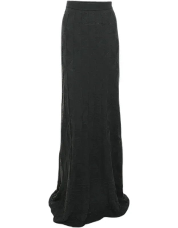 Wool Blend Maxi Skirt