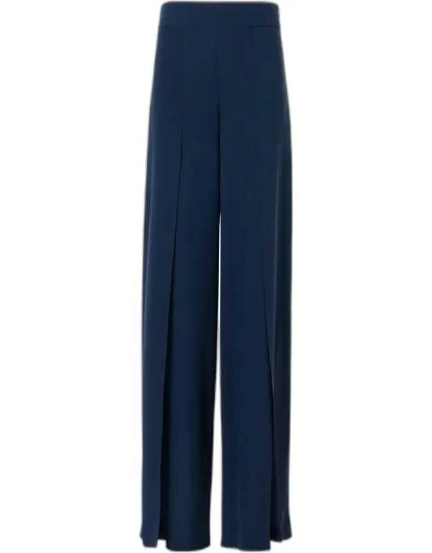 Silk Georgette Flared Pants