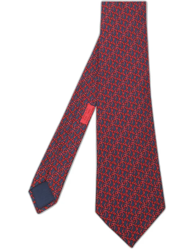 Patterned Silk Neck Tie