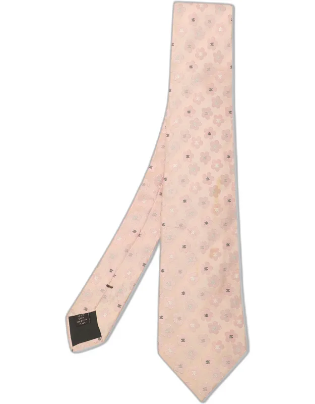 Floral Jacquard Silk Neck Tie