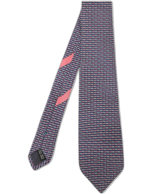 Multicolor Printed Silk Neck Tie