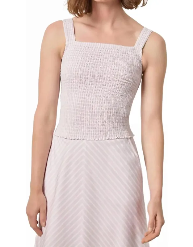 Striped Smocked Tank