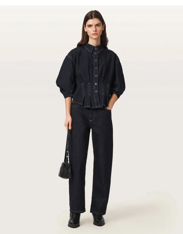 Sadie Barrel Leg Denim Jeans