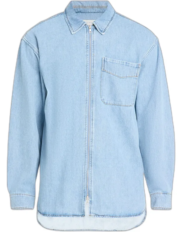 Denim Zip Shirt