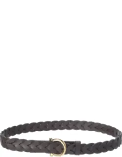 Gancini Leather Belt