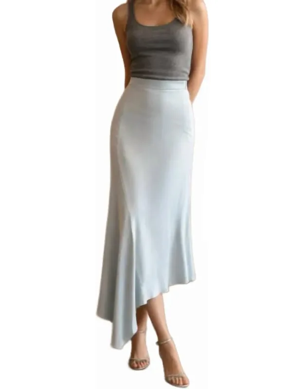 Bias Cut A-line Skirt