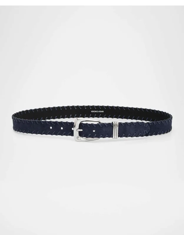 Suede Whipstitch Belt