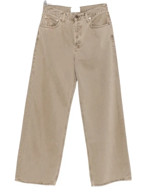 Low Slung Baggy Wide-leg Jeans