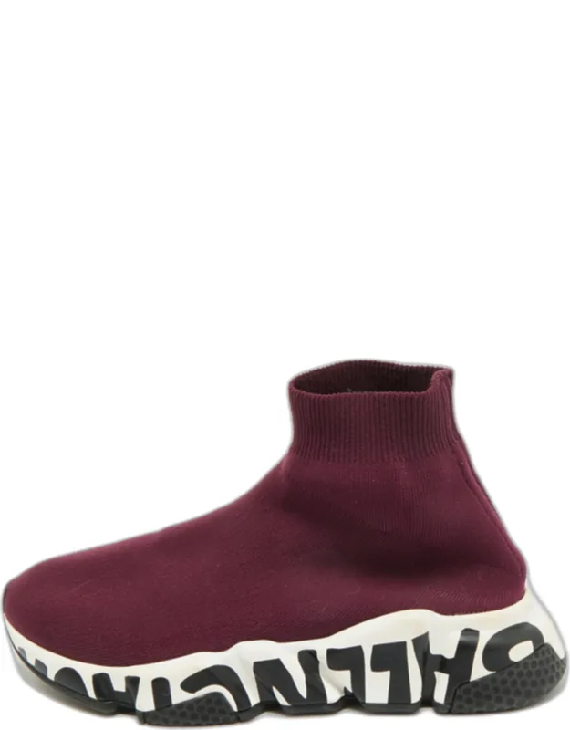 Speed Trainer Sneakers With Graffiti Inspired Soles