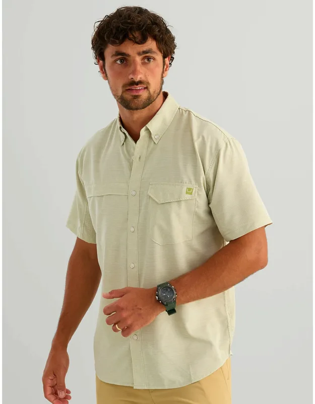 Tide Point Heather Ripstop Short Sleeve Shirt