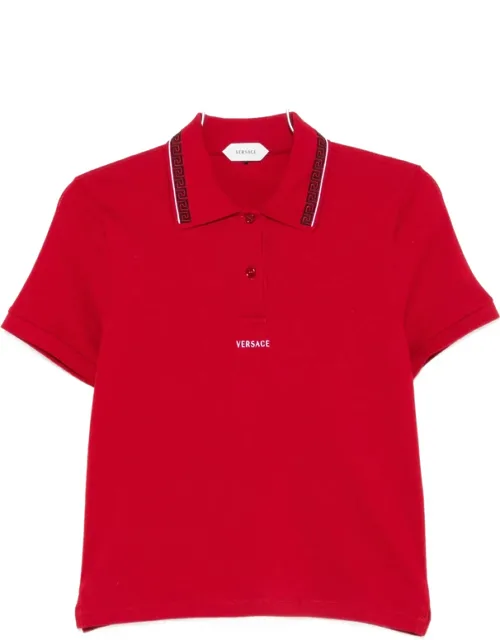 Greca-border Polo Shirt