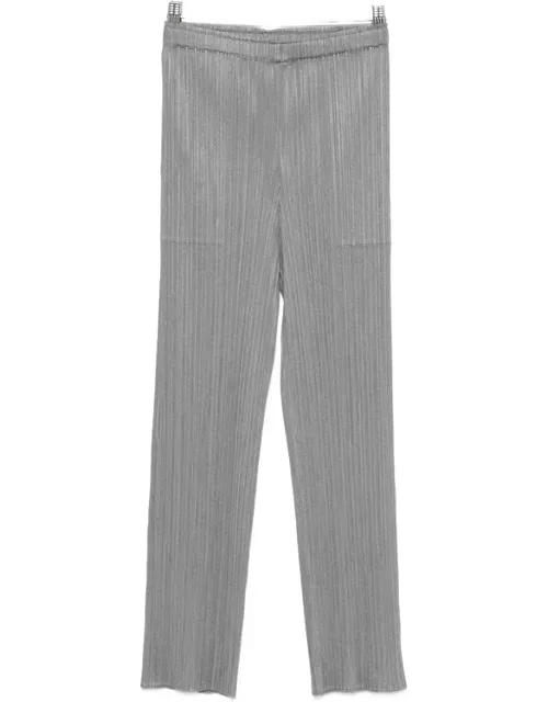 Pleated Cropped Trousers