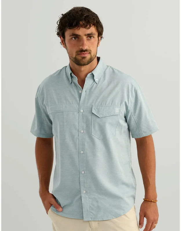 Tide Point Heather Ripstop Short Sleeve Shirt