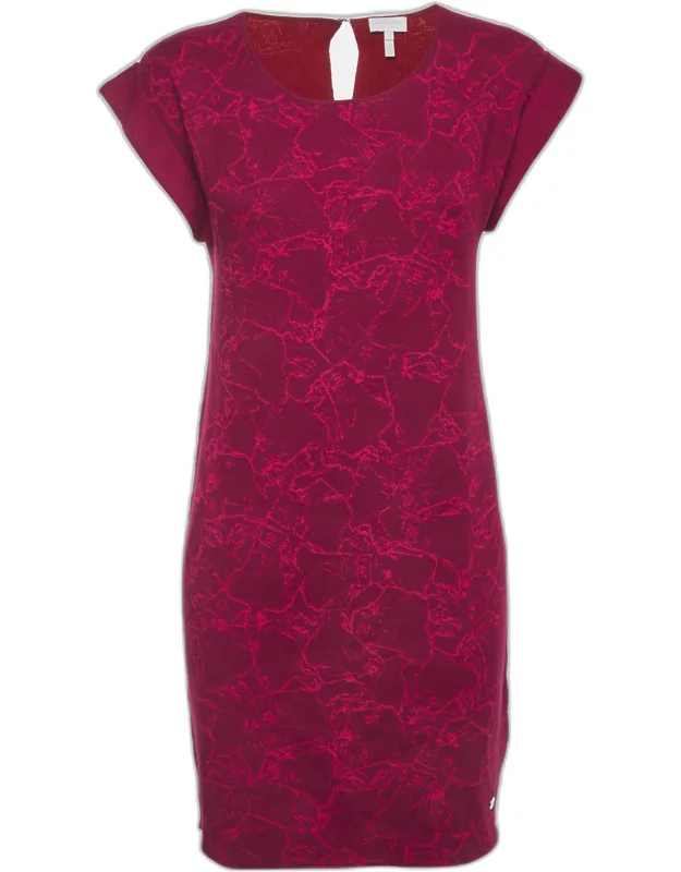 Printed Knit Short Sleeve Dress