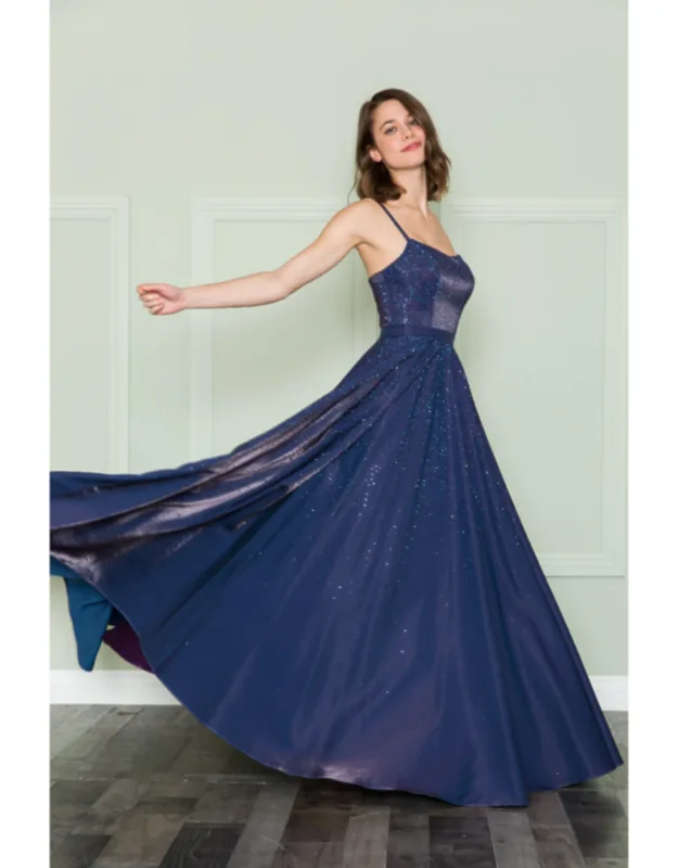 A-line Glitter Prom Dress