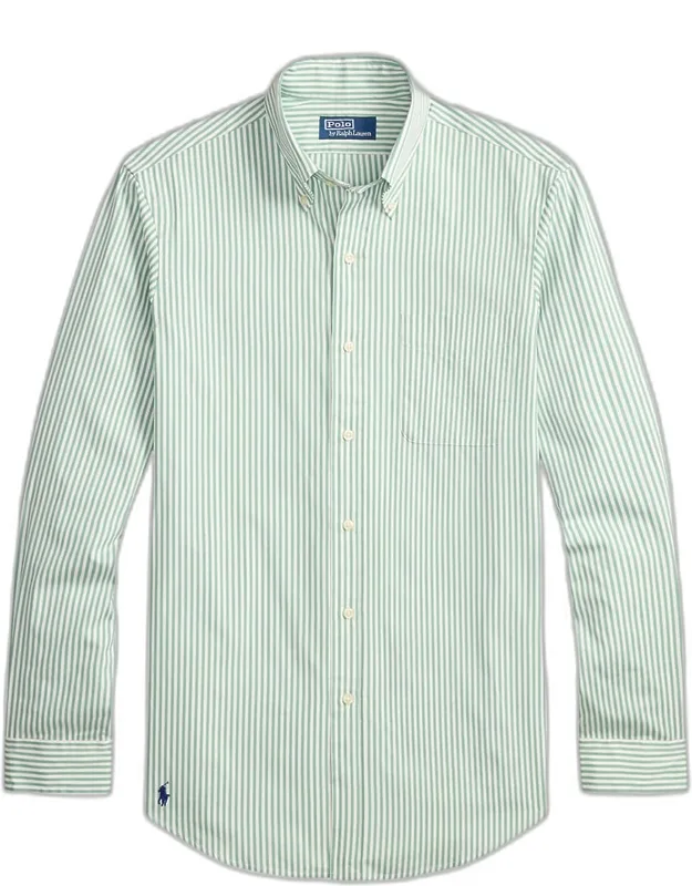 Poplin Bengal Stripe Sport Shirt