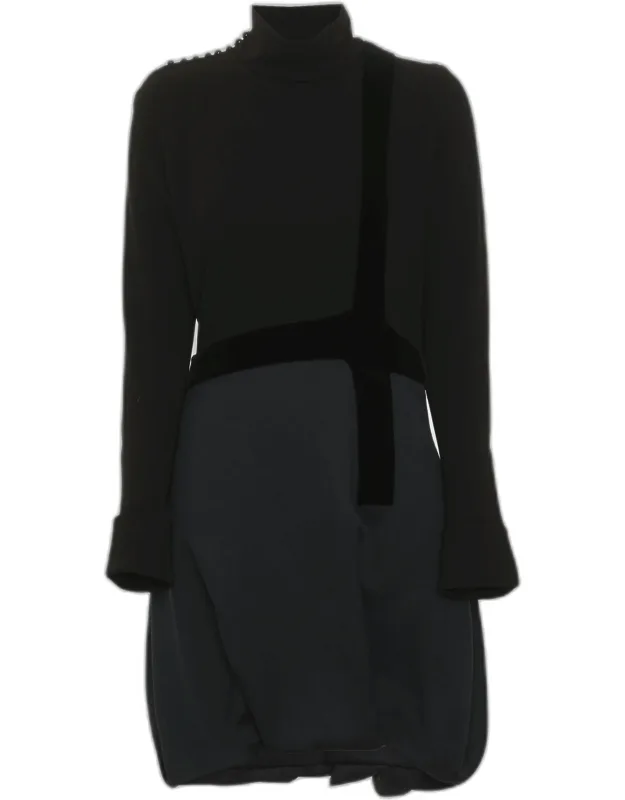 Wool Knee Length Dress