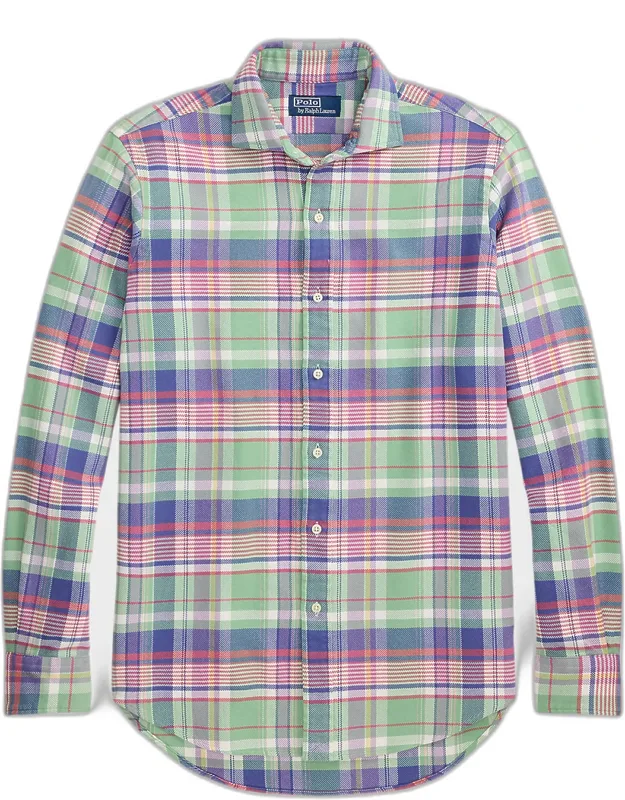 Classic Fit Plaid Flannel Button-down Shirt