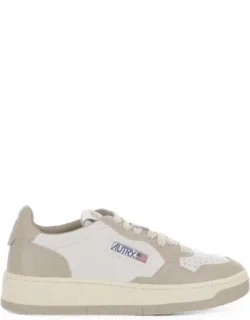 Medalist Low-top Sneakers With Perforated Toebox And Logo Patch
