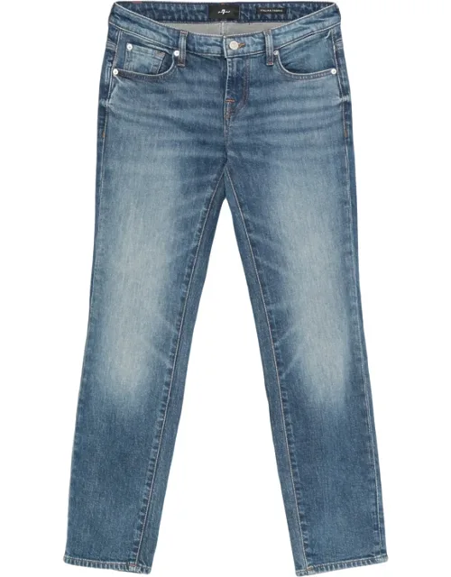 Faded Five-pocket Jeans