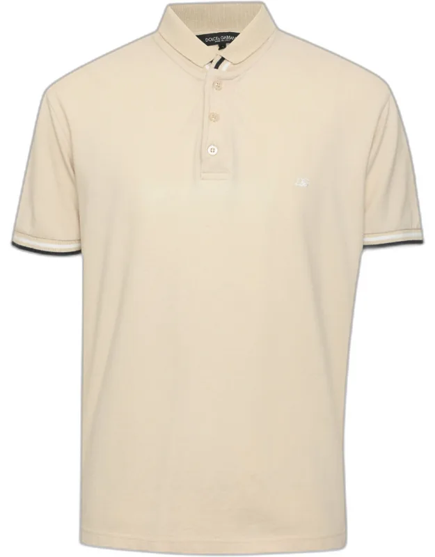 Cotton Knit Polo T-shirt