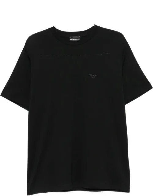 Logo-embroidered T-shirt