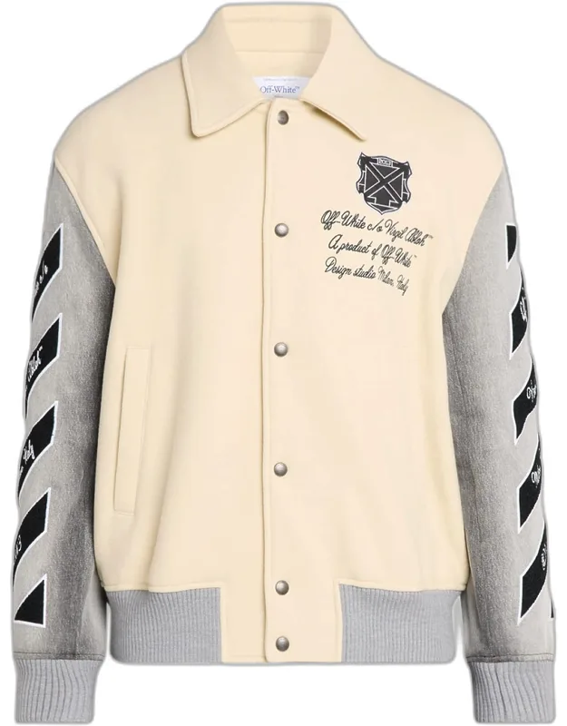Diagonals Logo Varsity Jacket
