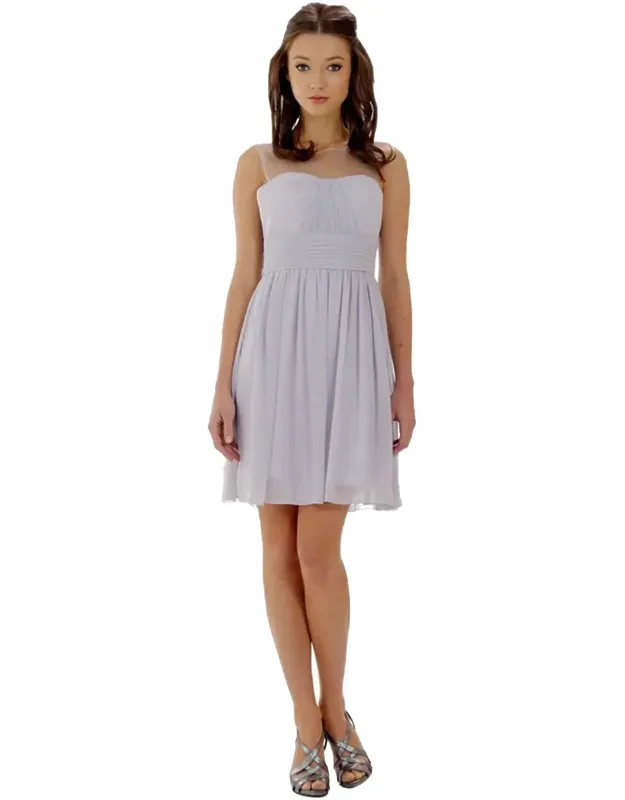 Simple Chiffon Bridesmaid Dress