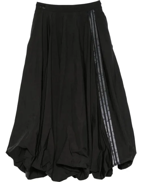 Three-stripe Bubble-hem Maxi Skirt