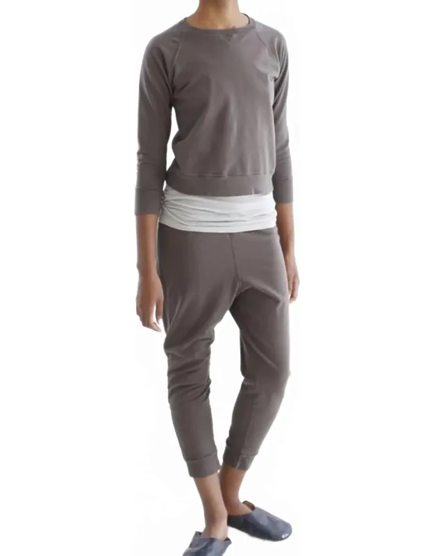 Cropped Knit Joggers