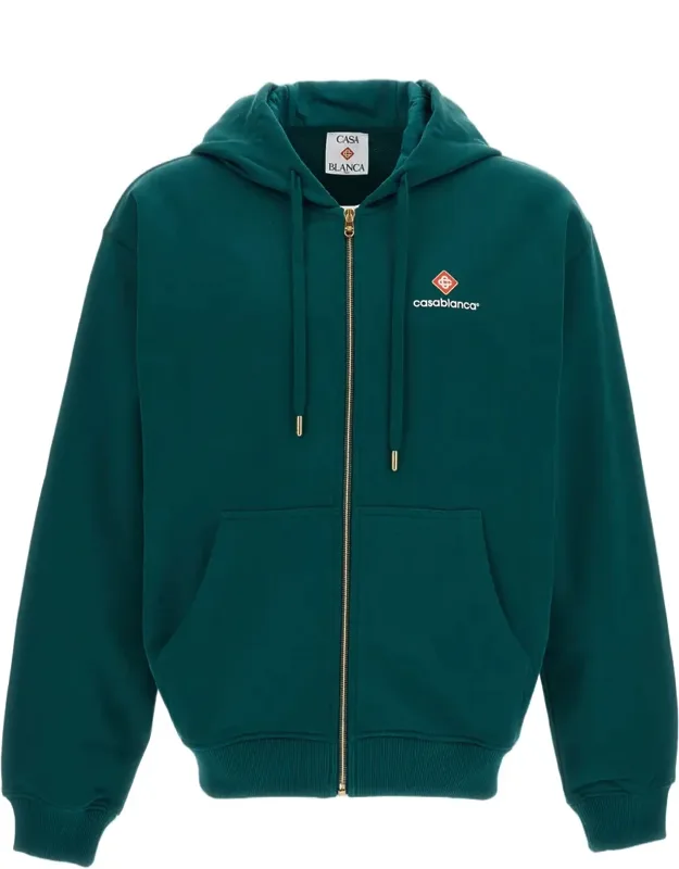 Zip-up Cotton Hoodie