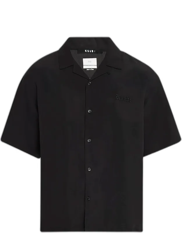 End Diner Cotton Embroidered Logo Short-sleeve Shirt