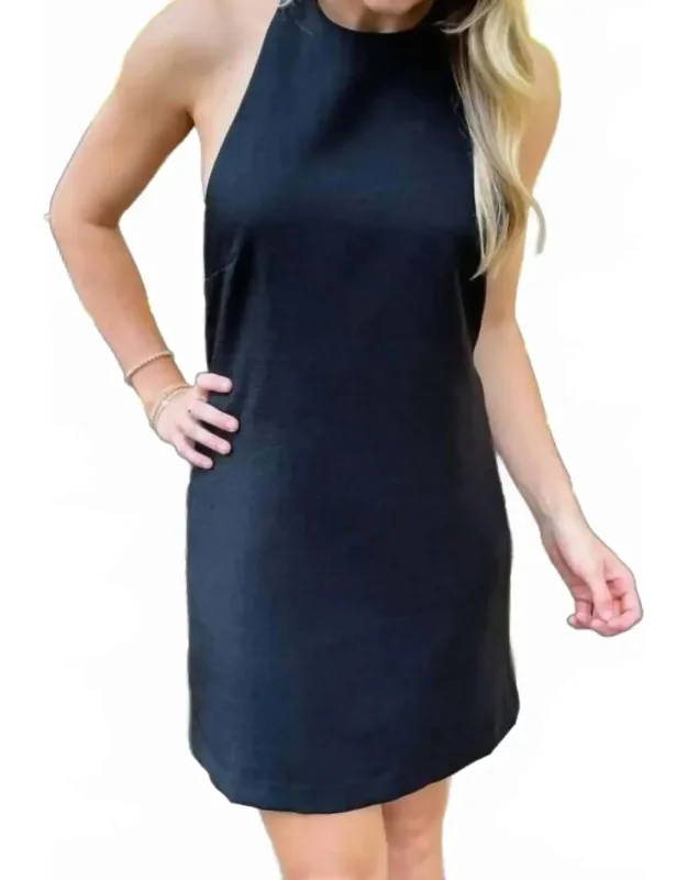 Halter Back-bow Dress